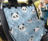 Cute Panda Pattern Dog Car Seat Covers