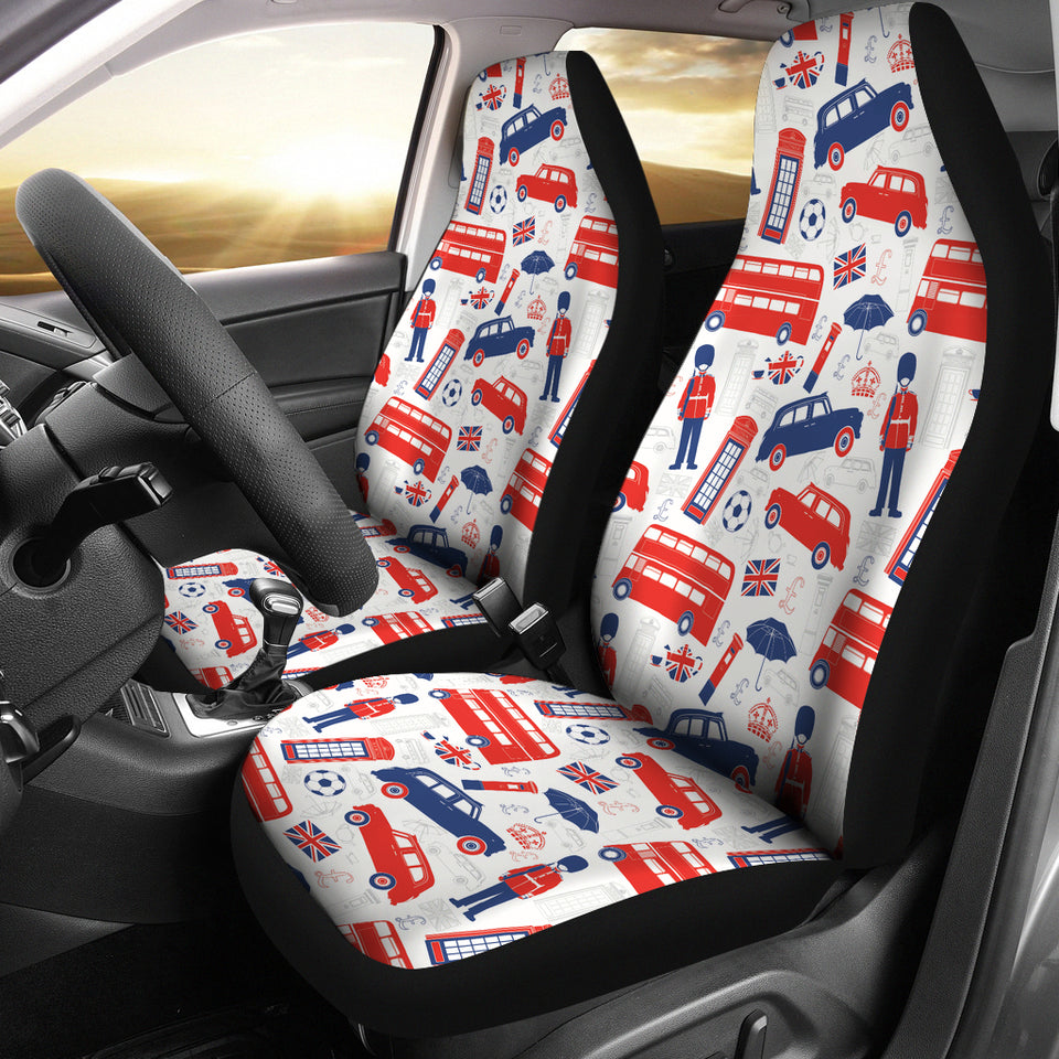British Pattern Print Design 03 Universal Fit Car Seat Covers