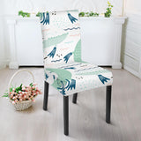 Crocodile Diver Pattern Dining Chair Slipcover