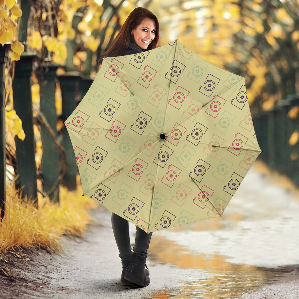 Camera Pattern Print Design 01 Umbrella