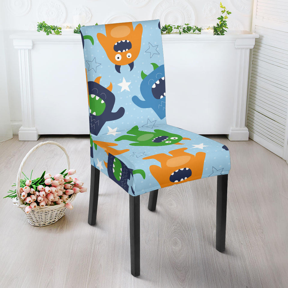 Alien Pattern Print Design 04 Dining Chair Slipcover