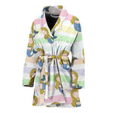 Cute Hand Drawn Mermaid Women'S Bathrobe