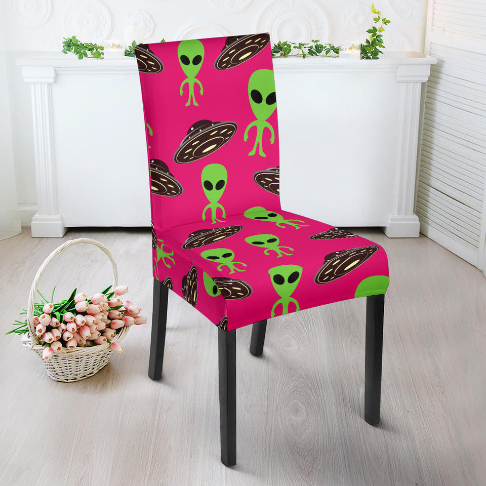 Alien Pattern Print Design 03 Dining Chair Slipcover