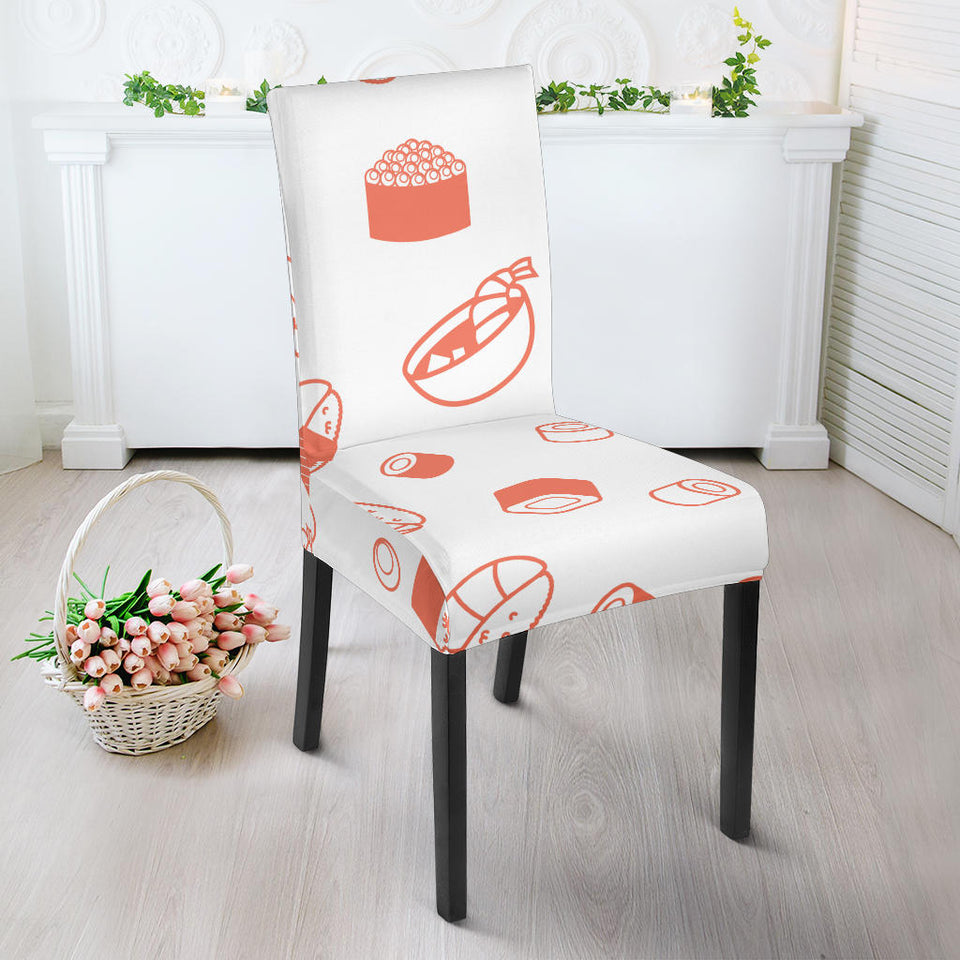 Sushi Pattern Dining Chair Slipcover