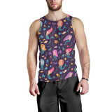 beautiful mermaid Fish jellyfish algae other marine world Men Tank Top
