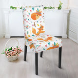 Cute Tribal Fox Pattern Dining Chair Slipcover