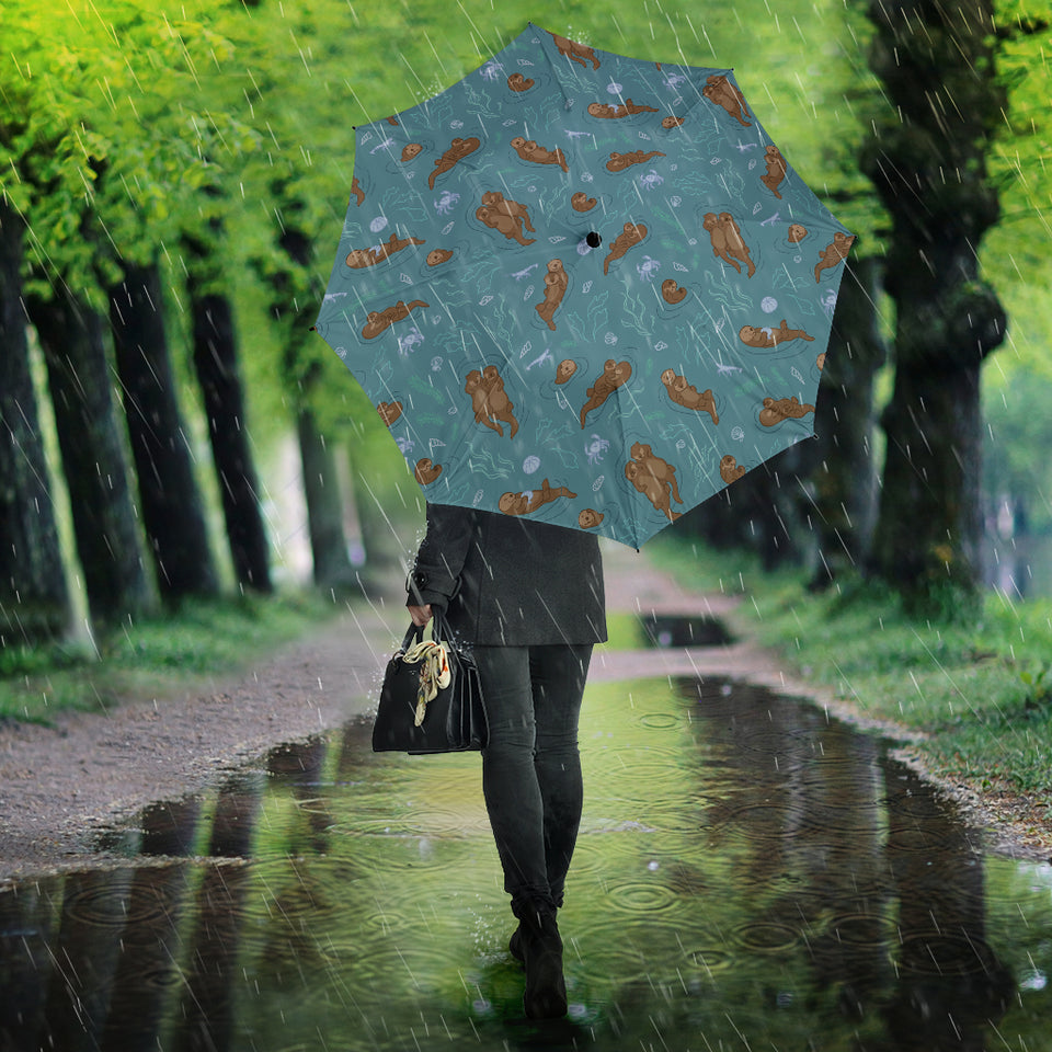 Sea Otters Pattern Umbrella