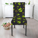 Alien Pattern Print Design 02 Dining Chair Slipcover