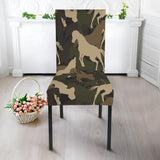 Horse Camo Camouflage Pattern Dining Chair Slipcover