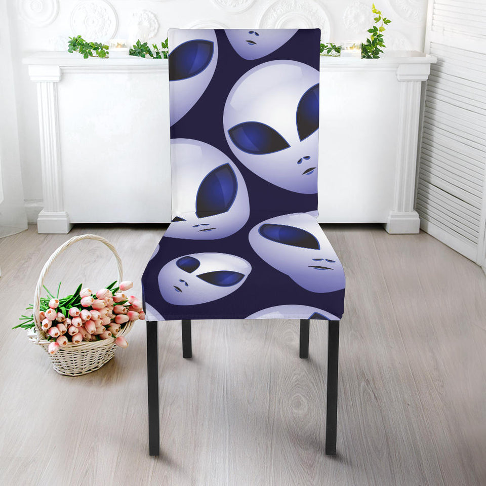 Alien Pattern Print Design 01 Dining Chair Slipcover