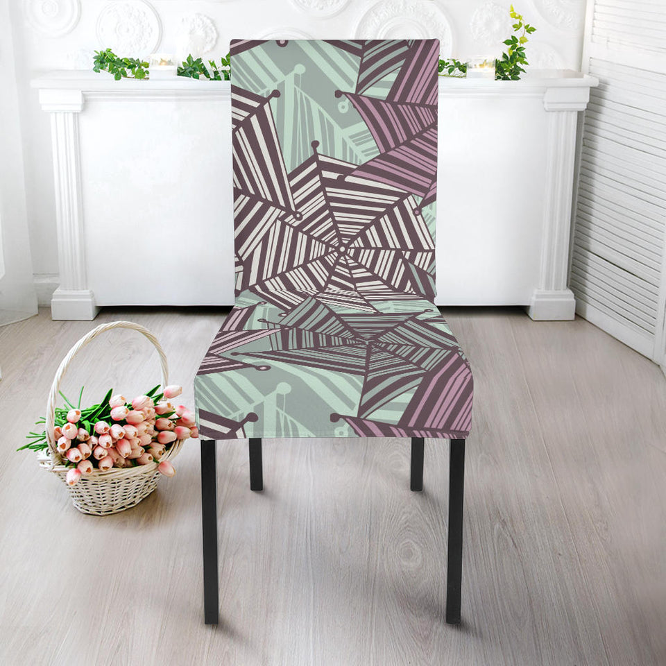 Spider Web Cobweb Design Color Pattern Dining Chair Slipcover