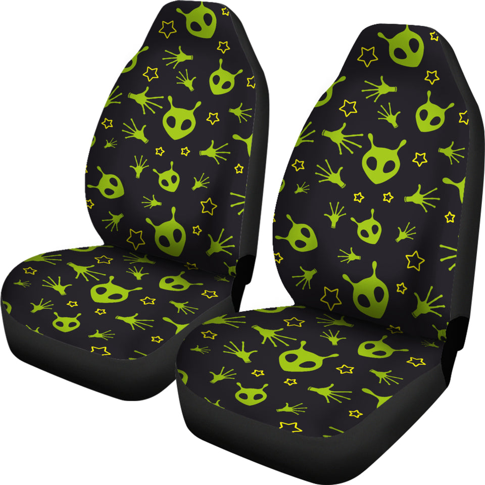 Alien Pattern Print Design 02 Universal Fit Car Seat Covers
