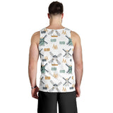 windmill pattern Men Tank Top