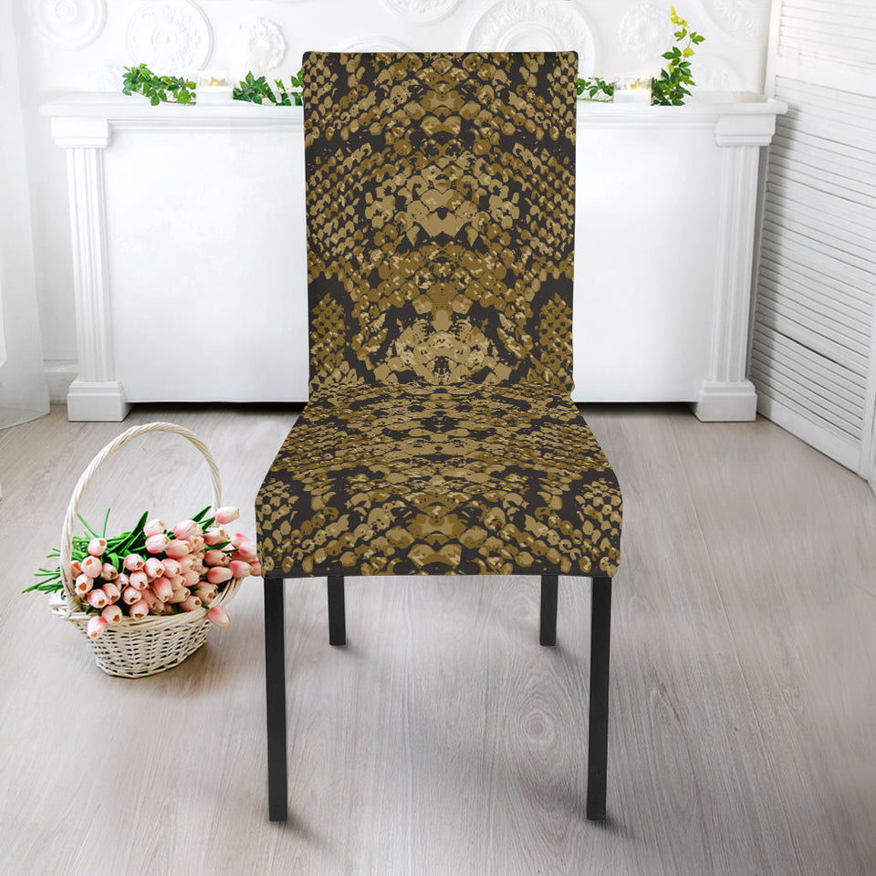 Snake Skin Pattern Dining Chair Slipcover
