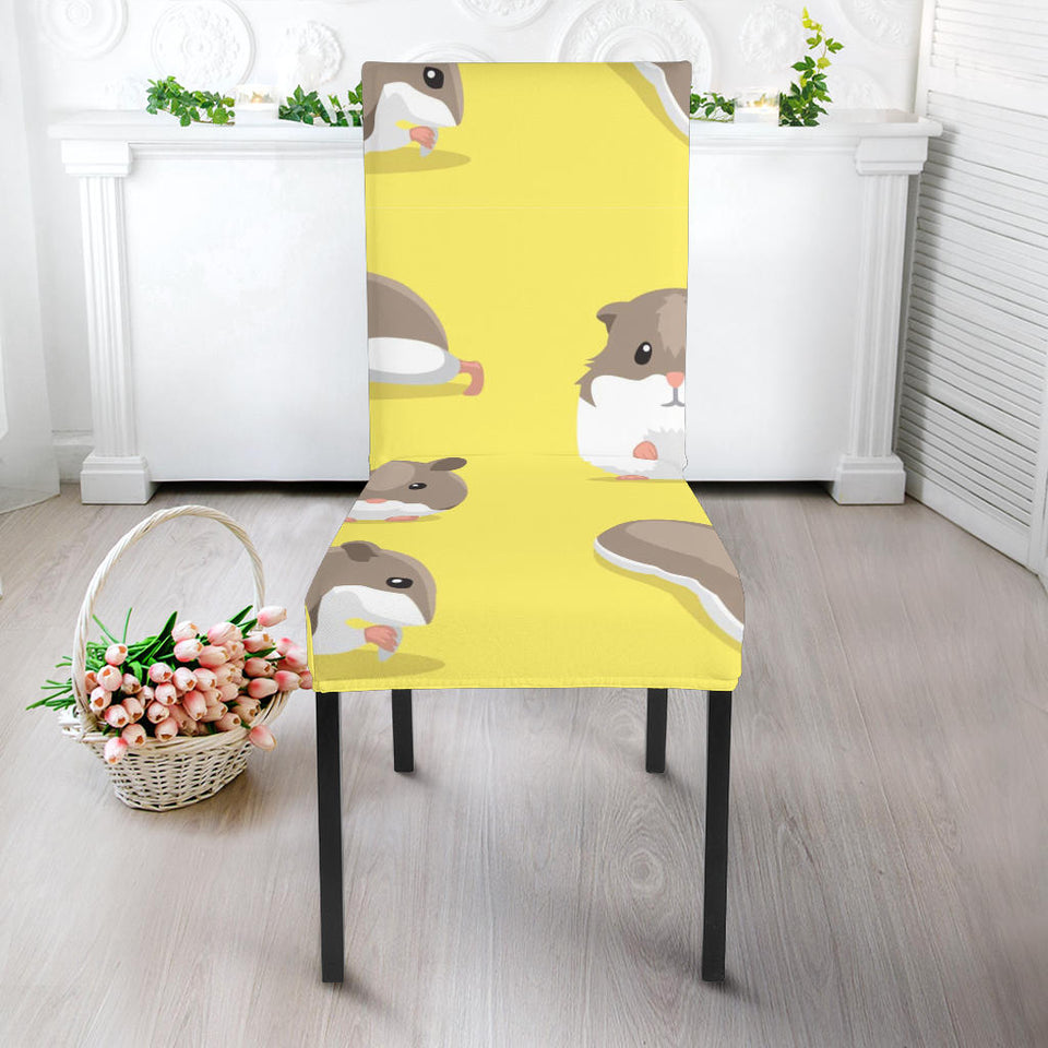 Cute Hamster Pattern Dining Chair Slipcover