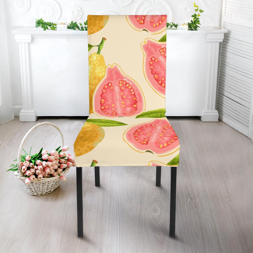 Beautiful Guava Pattern Dining Chair Slipcover