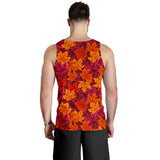 Autumn maple leaf pattern Men Tank Top