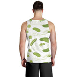 Cucumber sketch pattern Men Tank Top