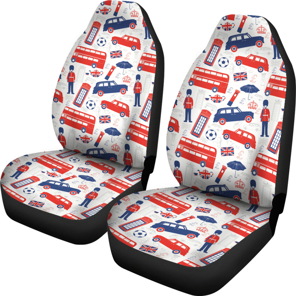 British Pattern Print Design 03 Universal Fit Car Seat Covers