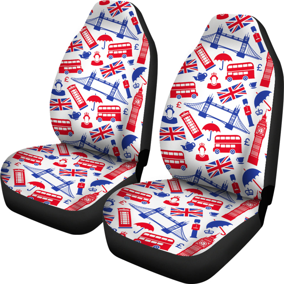 British Pattern Print Design 01 Universal Fit Car Seat Covers