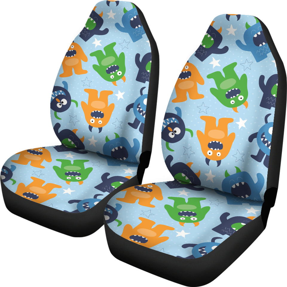 Alien Pattern Print Design 04 Universal Fit Car Seat Covers
