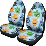 Alien Pattern Print Design 04 Universal Fit Car Seat Covers