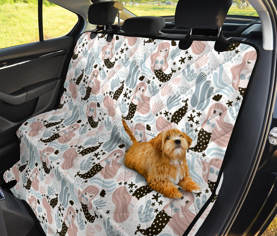 Cute Mermaid Pattern Dog Car Seat Covers