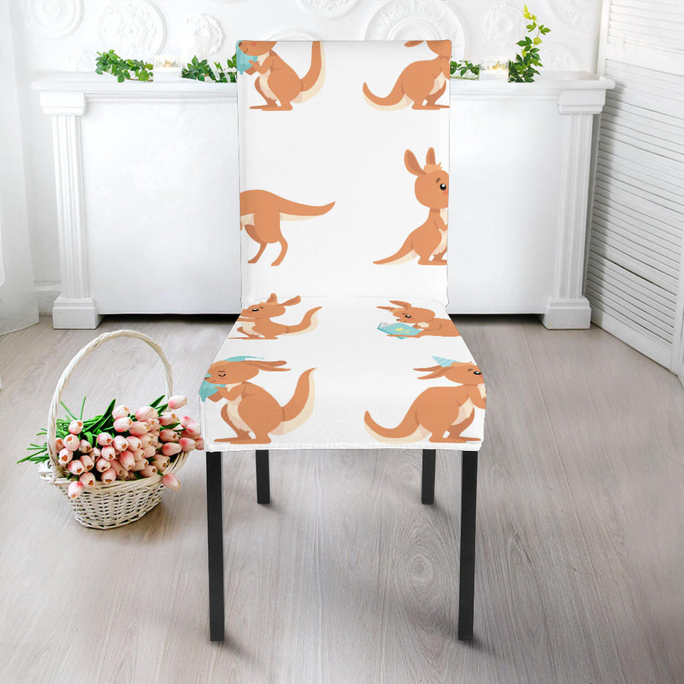Cute Kangaroo Pattern Dining Chair Slipcover