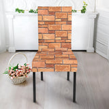 Brick Printed Pattern Print Design 04 Dining Chair Slipcover