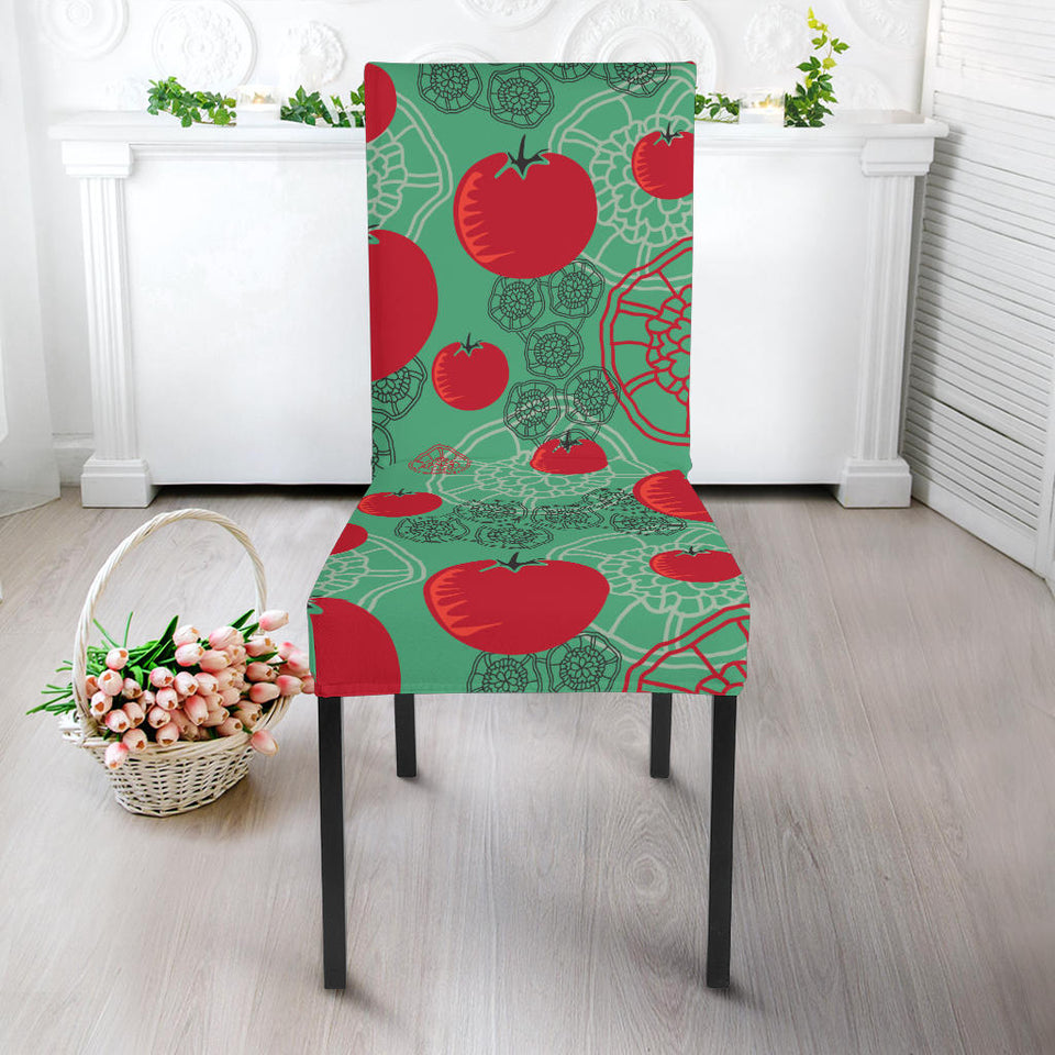 Tomato Design Pattern Dining Chair Slipcover