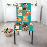 Camera Pattern Print Design 03 Dining Chair Slipcover