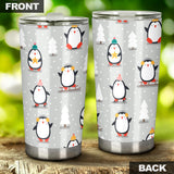Cute Penguin Christmas Pattern Tumbler