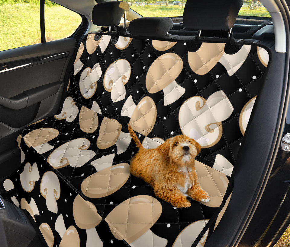 Champignon Mushroom Pattern Dog Car Seat Covers