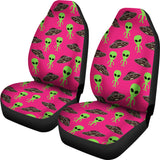 Alien Pattern Print Design 03 Universal Fit Car Seat Covers