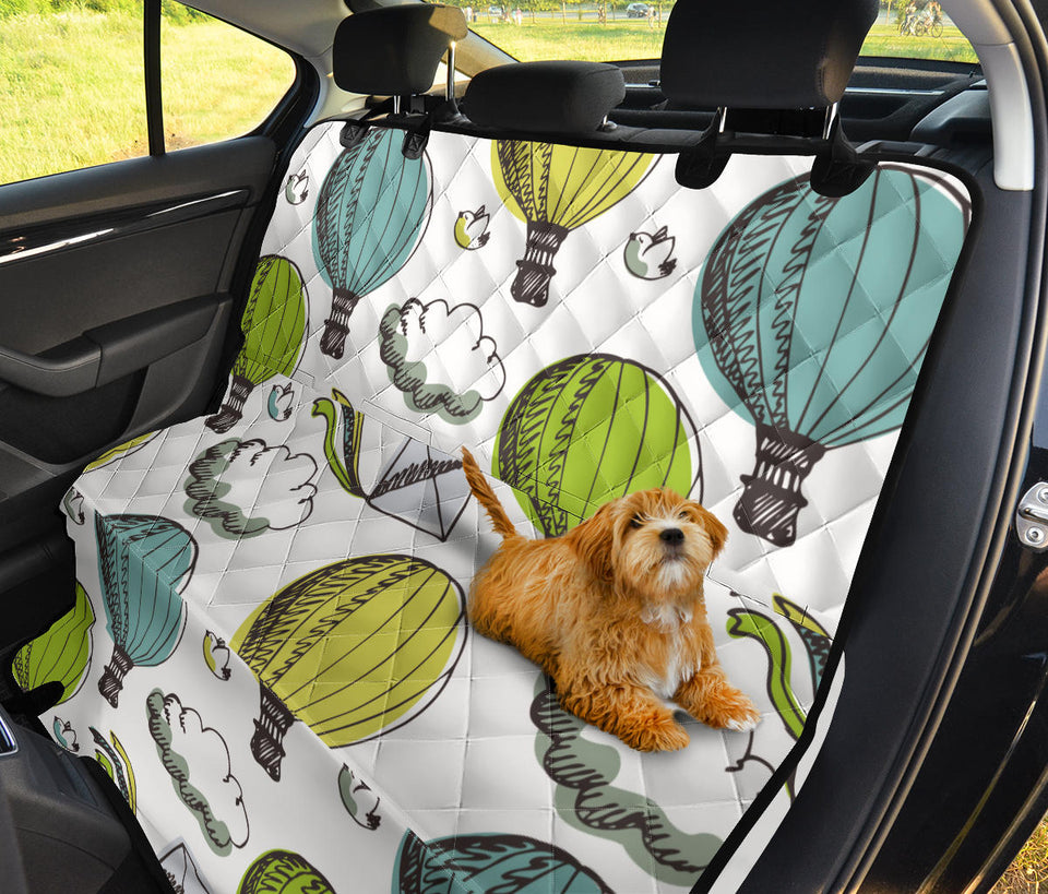 Hot Air Balloon Bird Cloud Pattern Dog Car Seat Covers