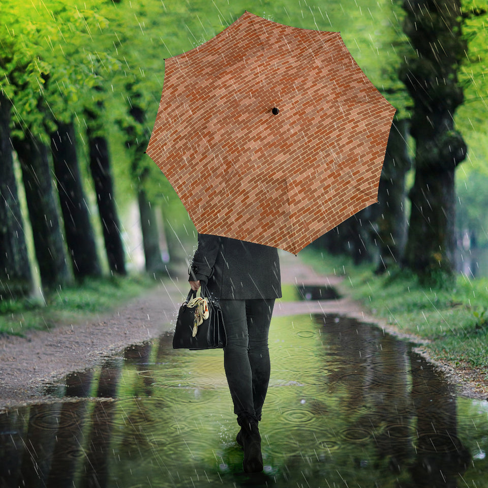 Brick Printed Pattern Print Design 02 Umbrella