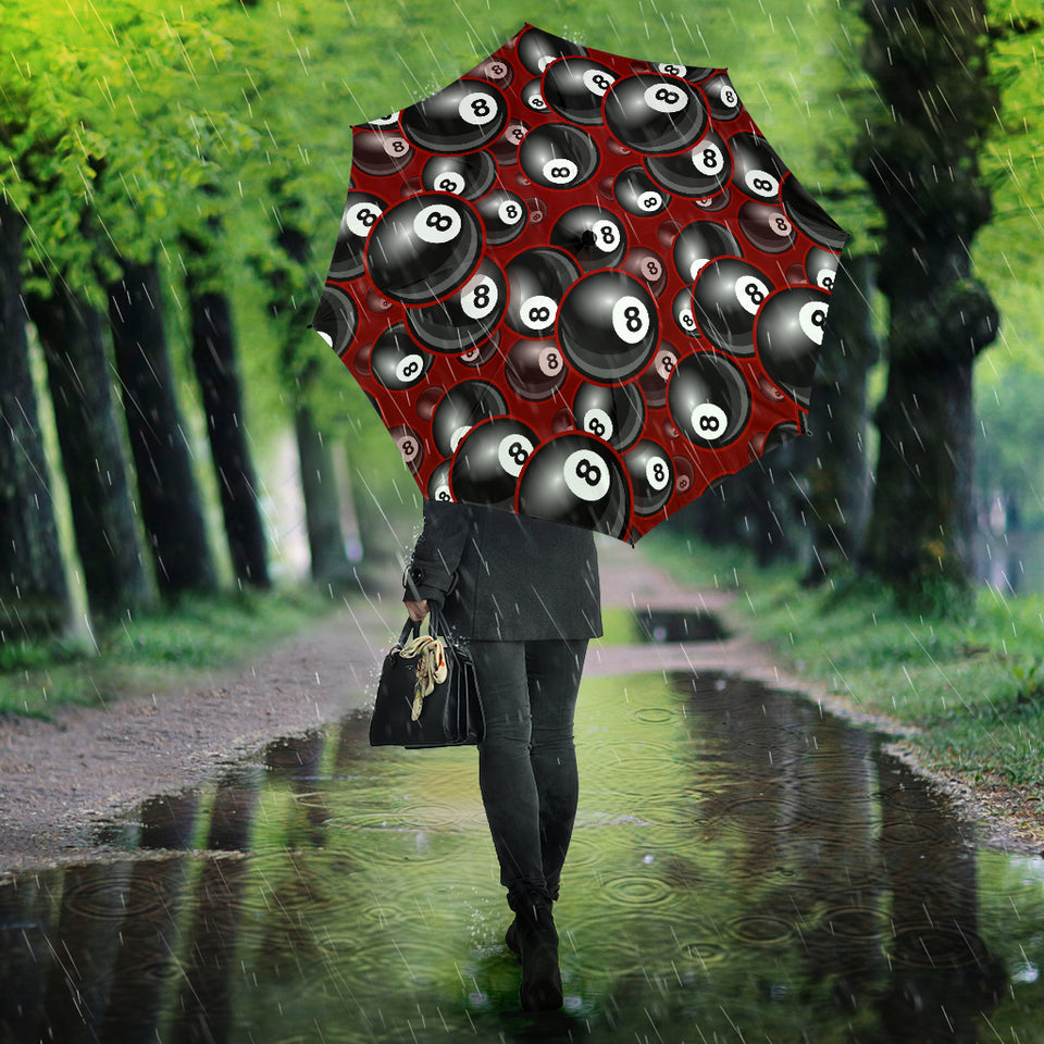 Billiard Ball Pattern Print Design 05 Umbrella