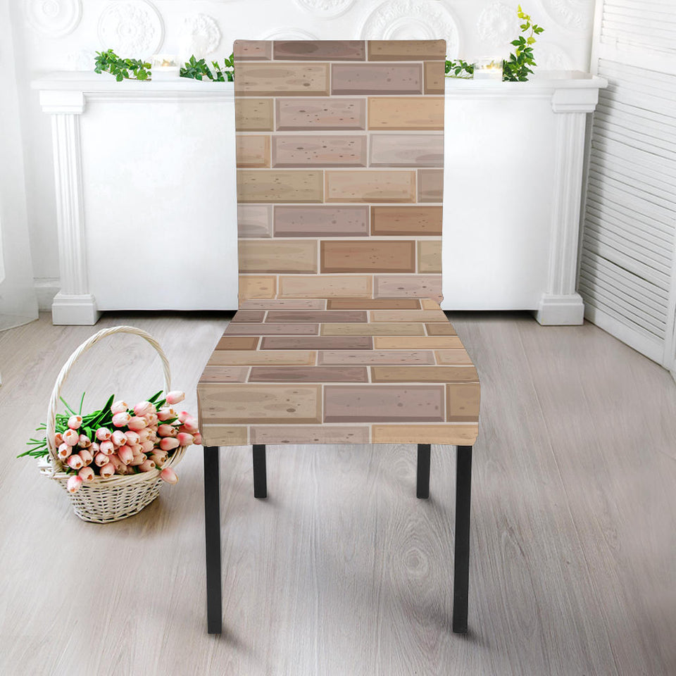 Brick Printed Pattern Print Design 01 Dining Chair Slipcover