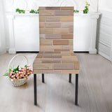 Brick Printed Pattern Print Design 01 Dining Chair Slipcover