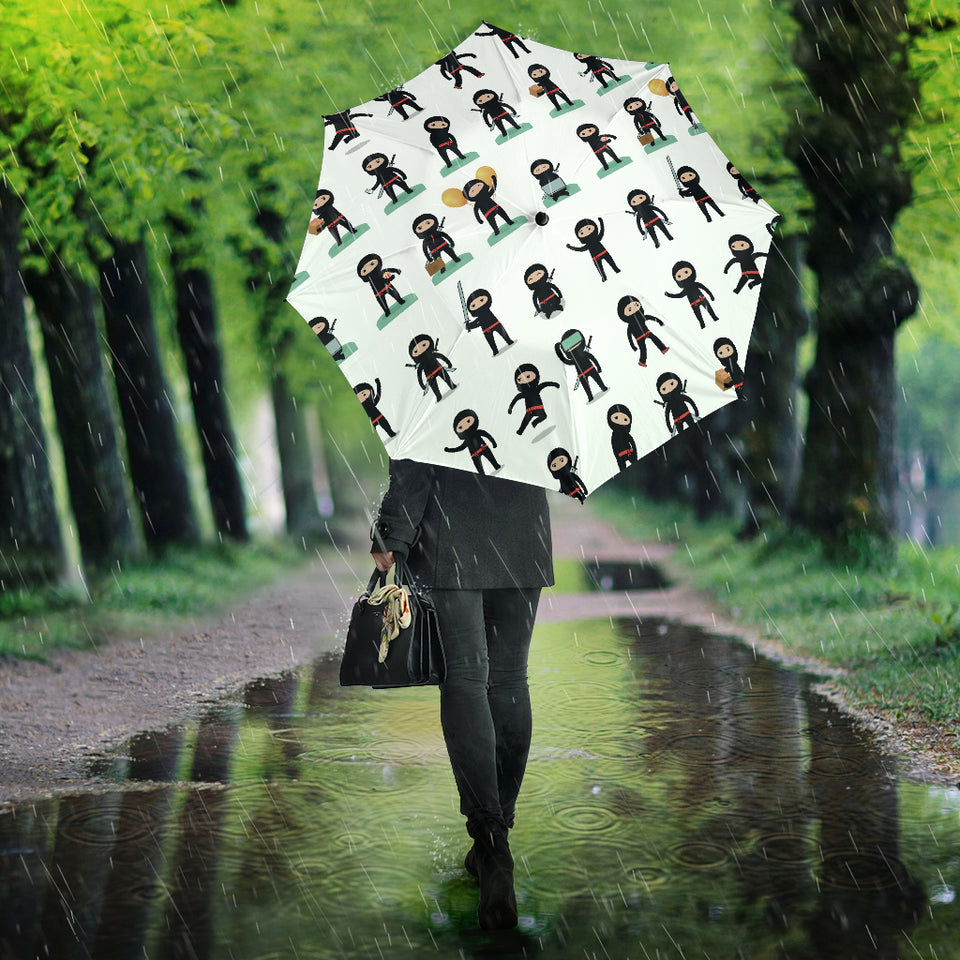Cute Ninja Katana Sword Pattern Umbrella