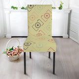 Camera Pattern Print Design 01 Dining Chair Slipcover