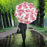Pink Purple Orchid Pattern Background Umbrella