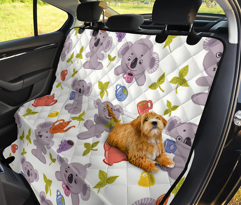 Cute Koalas Teapots Tea Dog Car Seat Covers