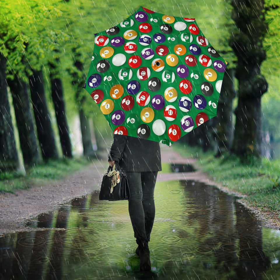 Billiard Ball Pattern Print Design 02 Umbrella