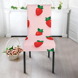 Strawberry Beautiful Pattern Dining Chair Slipcover