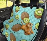 Kiwi Blue Background Dog Car Seat Covers