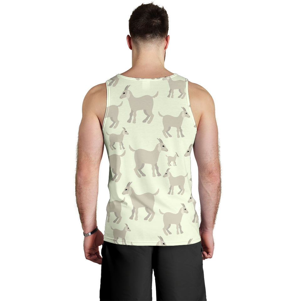 Little young goat pattern Men Tank Top
