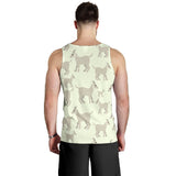 Little young goat pattern Men Tank Top