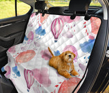 Watercolor Air Balloon Cloud Pattern Dog Car Seat Covers