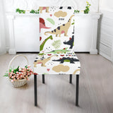 Cute Dinosaurs Pattern Dining Chair Slipcover